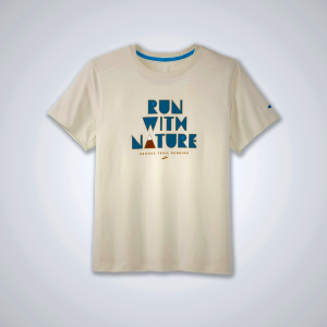 Men's Brooks Distance Graphic Short Sleeve T-Shirts Black | AU-203716