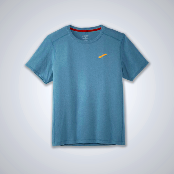 Men's Brooks MCM22 Distance Graphic Long Sleeve T-Shirts Grey | AU-917825