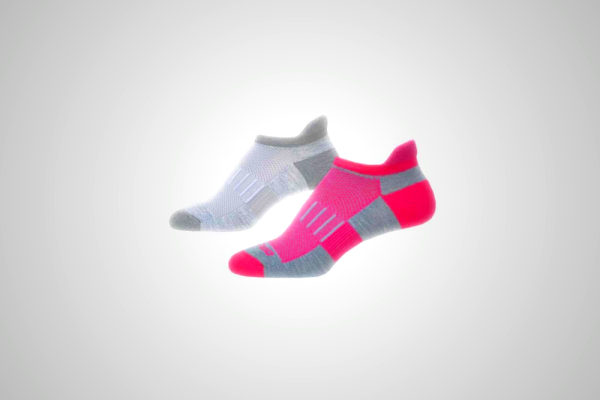 Men's Brooks Ghost Midweight 2-Pack Socks Purple/White | AU-829057