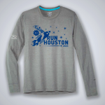 Men's Brooks Distance Short Sleeve T-Shirts Black | AU-519832