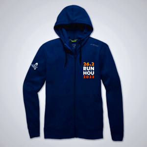 Men's Brooks Houston23 Moment Full Zip Sweatshirts Navy | AU-803694