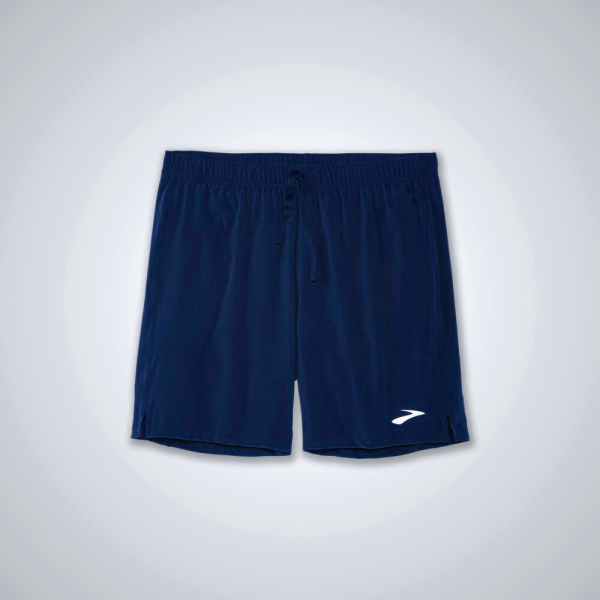 Men's Brooks Sherpa 7" 2-in-1 Running Shorts Deep Green | AU-528610