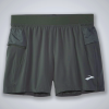 Men's Brooks Sherpa 5" Running Shorts Chocolate | AU-638521