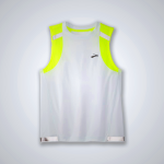 Women's Brooks Distance Graphic Tanks Grey/Rose Gold | AU-394160