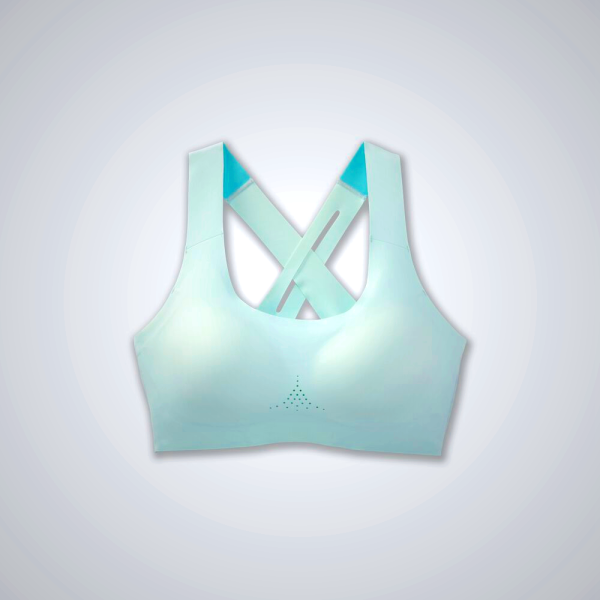 Women's Brooks Dare Zip Run Bra 2.0 Sports Bras Blue/Turquoise | AU-081562