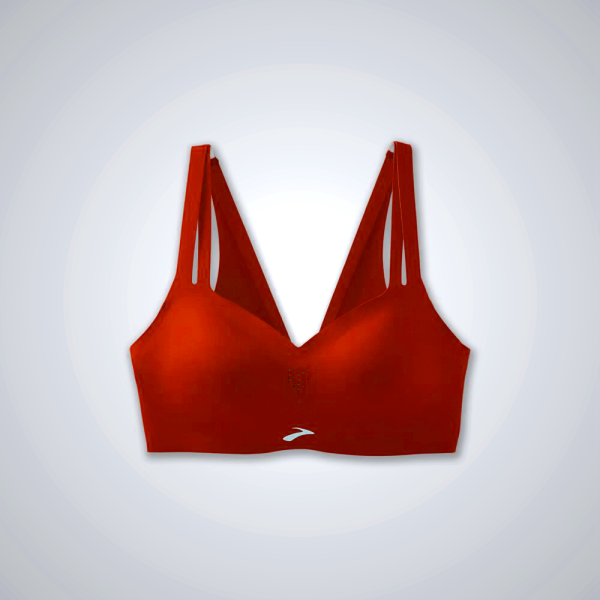 Women's Brooks Drive Plunge Run Bra 2.0 Sports Bras Green | AU-675429