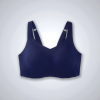 Women's Brooks Drive 3 Pocket Run Bra Sports Bras Gold/Purple Grey | AU-765891
