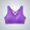 Women's Brooks Dare V Neck Run Bra Sports Bras Terracotta/Pink | AU-293765