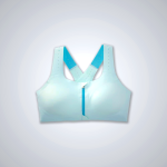 Women's Brooks Drive Plunge Run Bra Sports Bras Gold/Blue | AU-097581
