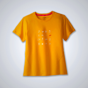 Women's Brooks Distance Short Sleeve 2.0 T-Shirts Green | AU-748021