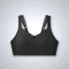 Women's Brooks Dare Zip Run Bra 2.0 Sports Bras Purple Grey | AU-318450