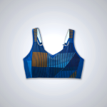 Women's Brooks Drive Mesh Run Bra Sports Bras Navy/Blue | AU-159483
