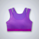 Women's Brooks Drive 3 Pocket Run Bra Sports Bras Purple/Rose | AU-206457