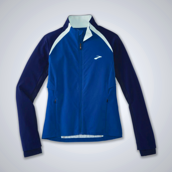 Women's Brooks Run Visible 1/2 Zip Jackets White | AU-739608