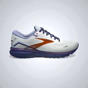 Women's Brooks Launch 9 Running Shoes White/Black/Brown | AU-792314