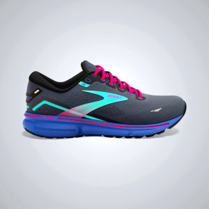 Women's Brooks Launch GTS 9 Running Shoes Black/Purple - AU-640173