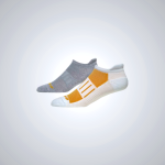 Women's Brooks Ghost Midweight 2-Pack Socks Black/White | AU-271439