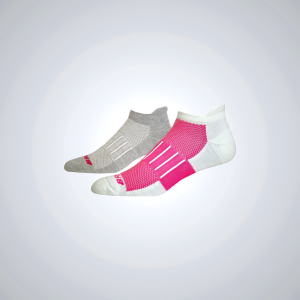 Women's Brooks Ghost Midweight 2-Pack Socks Grey/Black | AU-671908