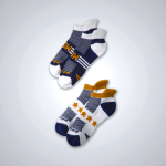 Women's Brooks Ghost Midweight 2-Pack Socks Black/Grey | AU-014528