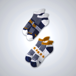 Women's Brooks Ghost Midweight 2-Pack Socks Black/Grey | AU-014528