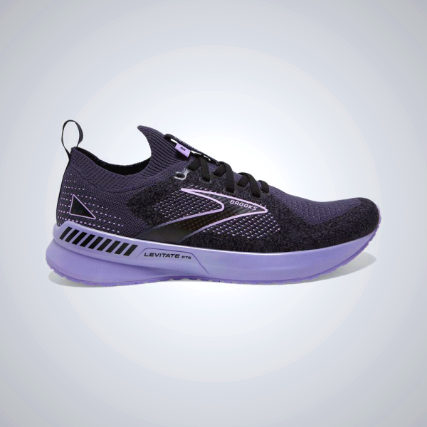 Women's Brooks Revel 5 Running Shoes Black/Purple - AU-580174