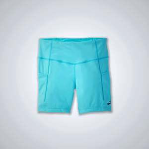 Women's Brooks Moment 5" Running Tights Green | AU-051342