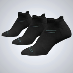 Women's Brooks Ghost Midweight 2-Pack Socks Grey/Black | AU-137924
