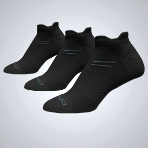 Women's Brooks Ghost Midweight 2-Pack Socks Grey/Black | AU-137924