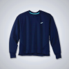 Women's Brooks Run Within Sweatshirts Navy | AU-104756