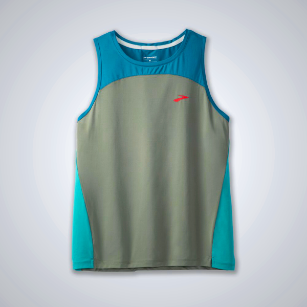 Women's Brooks Distance Tanks Olive | AU-612438